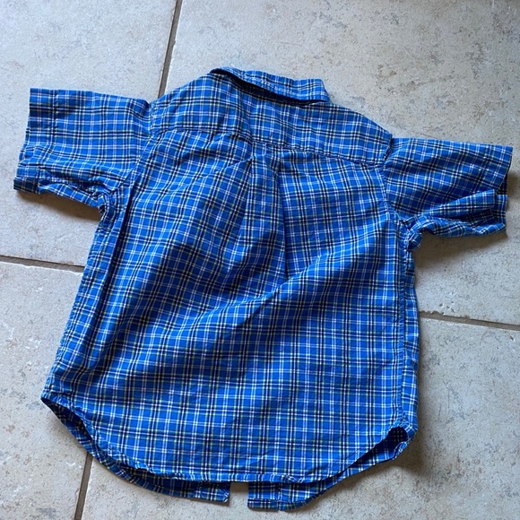Ralph Lauren Plaid Button Down Short Sleeve Shirt - Picture 4 of 4